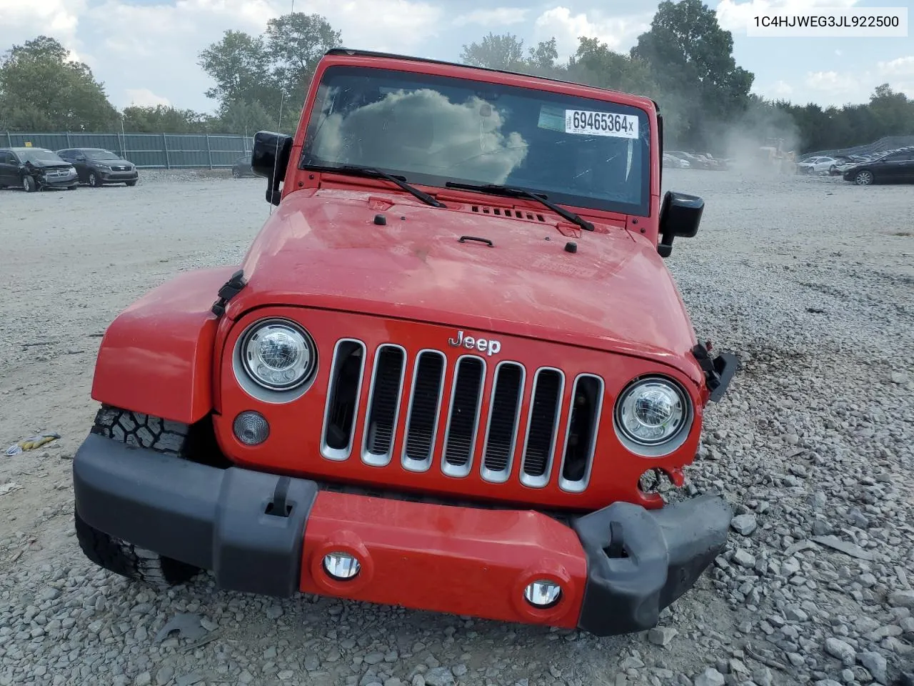 2018 Jeep Wrangler Unlimited Sahara VIN: 1C4HJWEG3JL922500 Lot: 69465364