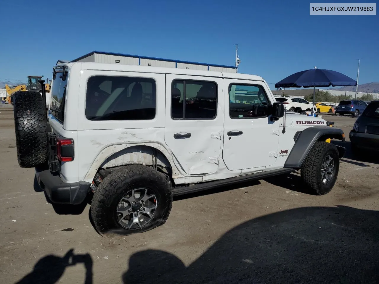 2018 Jeep Wrangler Unlimited Rubicon VIN: 1C4HJXFGXJW219883 Lot: 69523714