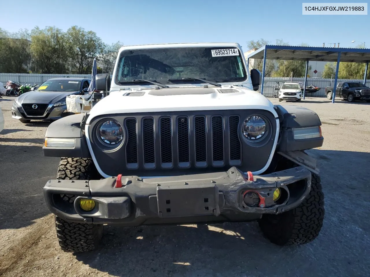 2018 Jeep Wrangler Unlimited Rubicon VIN: 1C4HJXFGXJW219883 Lot: 69523714