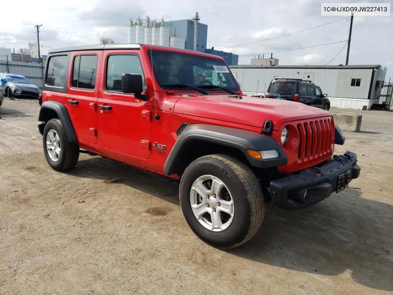 2018 Jeep Wrangler Unlimited Sport VIN: 1C4HJXDG9JW227413 Lot: 69599424