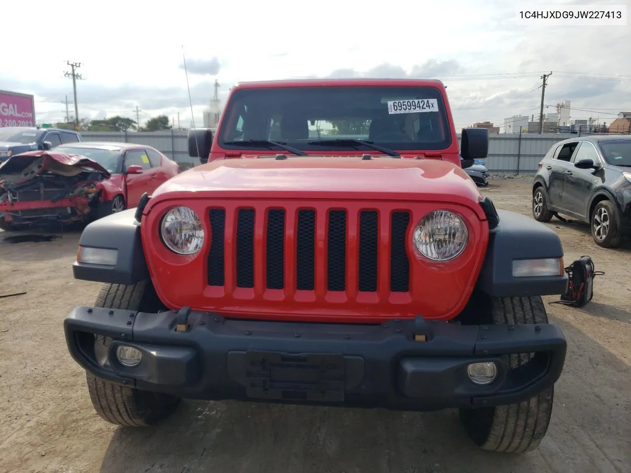 1C4HJXDG9JW227413 2018 Jeep Wrangler Unlimited Sport