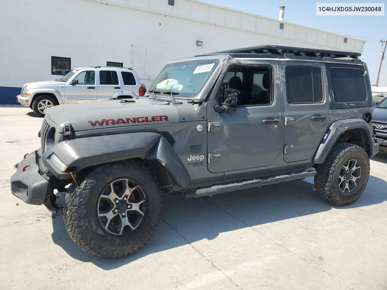 2018 Jeep Wrangler Unlimited Sport VIN: 1C4HJXDG5JW230048 Lot: 69663394