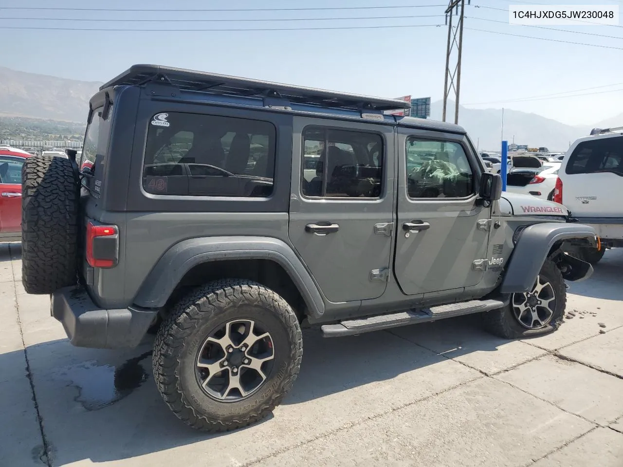 2018 Jeep Wrangler Unlimited Sport VIN: 1C4HJXDG5JW230048 Lot: 69663394