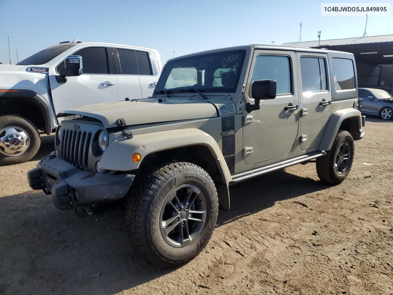 2018 Jeep Wrangler Unlimited Sport VIN: 1C4BJWDG5JL849895 Lot: 69705704