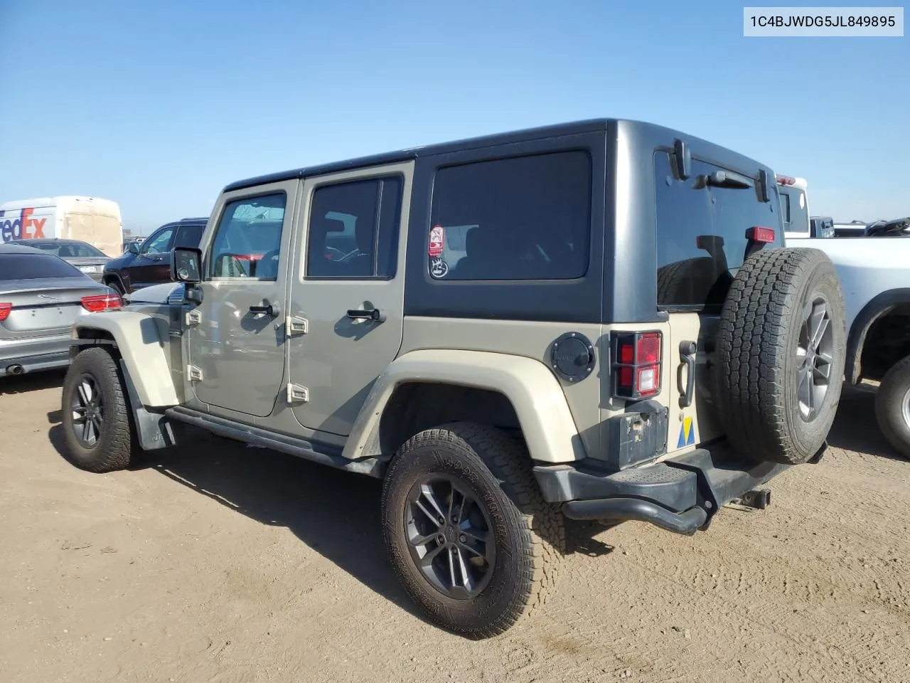 2018 Jeep Wrangler Unlimited Sport VIN: 1C4BJWDG5JL849895 Lot: 69705704