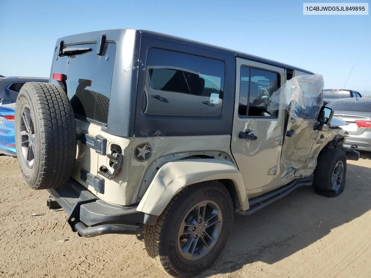 2018 Jeep Wrangler Unlimited Sport VIN: 1C4BJWDG5JL849895 Lot: 69705704