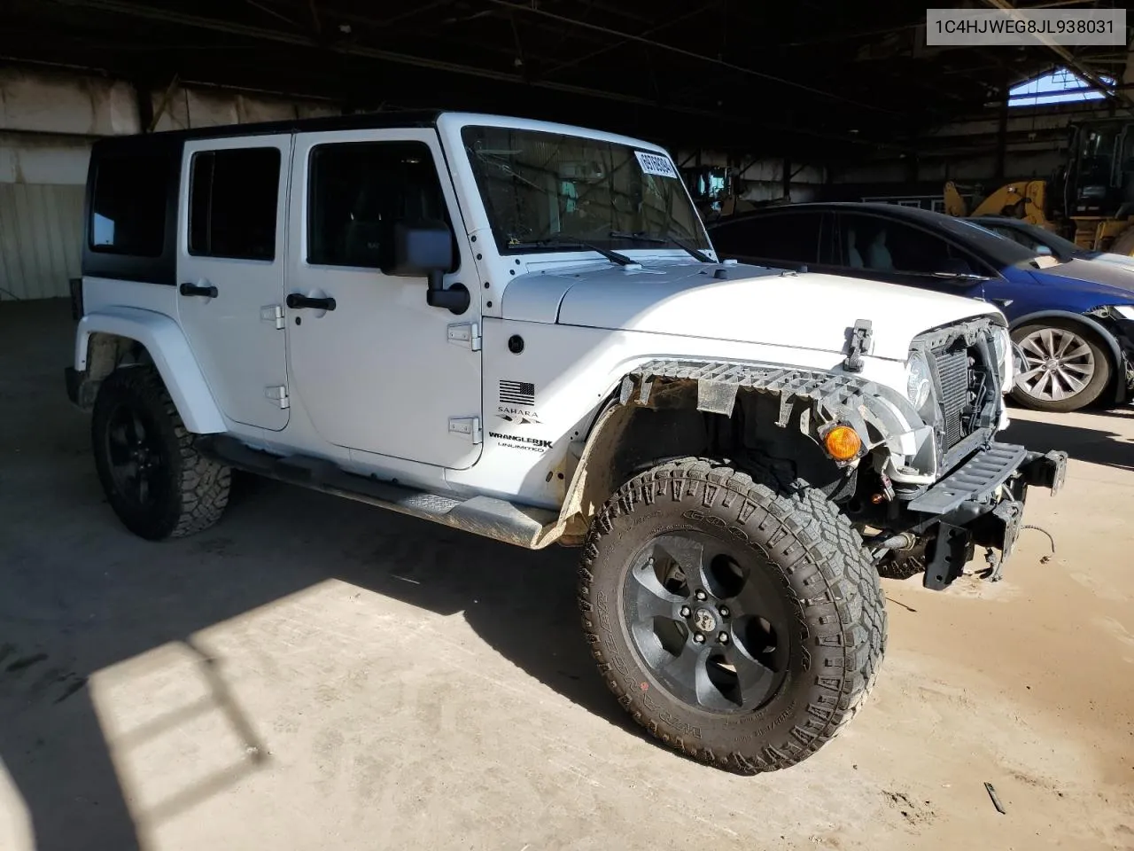 2018 Jeep Wrangler Unlimited Sahara VIN: 1C4HJWEG8JL938031 Lot: 69769394