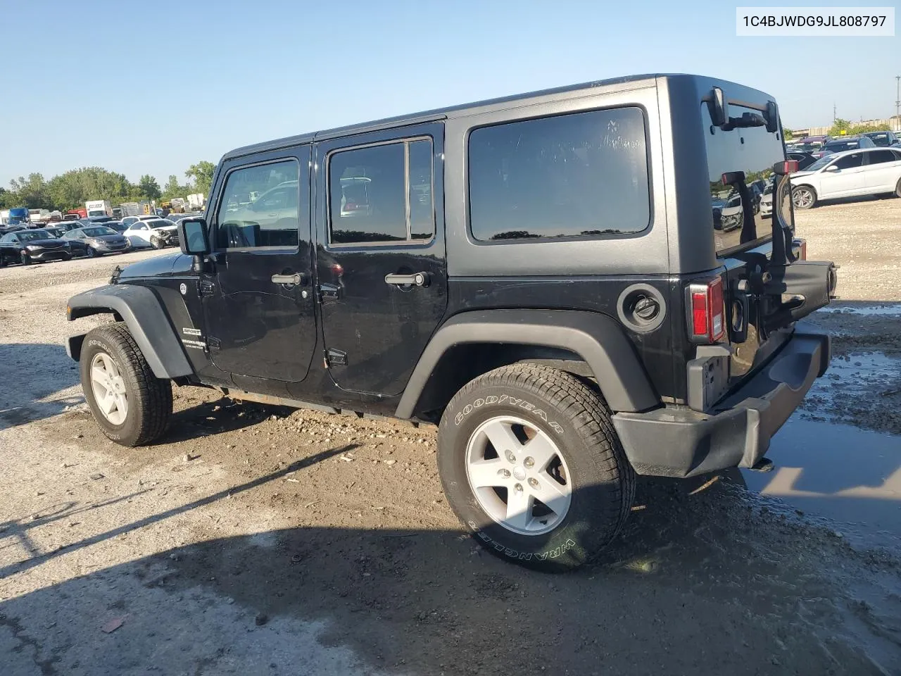 2018 Jeep Wrangler Unlimited Sport VIN: 1C4BJWDG9JL808797 Lot: 69900744