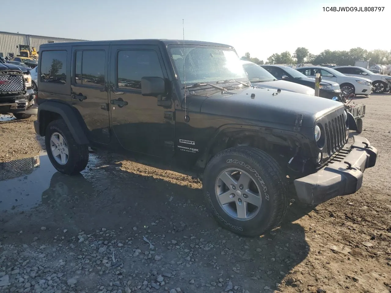 2018 Jeep Wrangler Unlimited Sport VIN: 1C4BJWDG9JL808797 Lot: 69900744