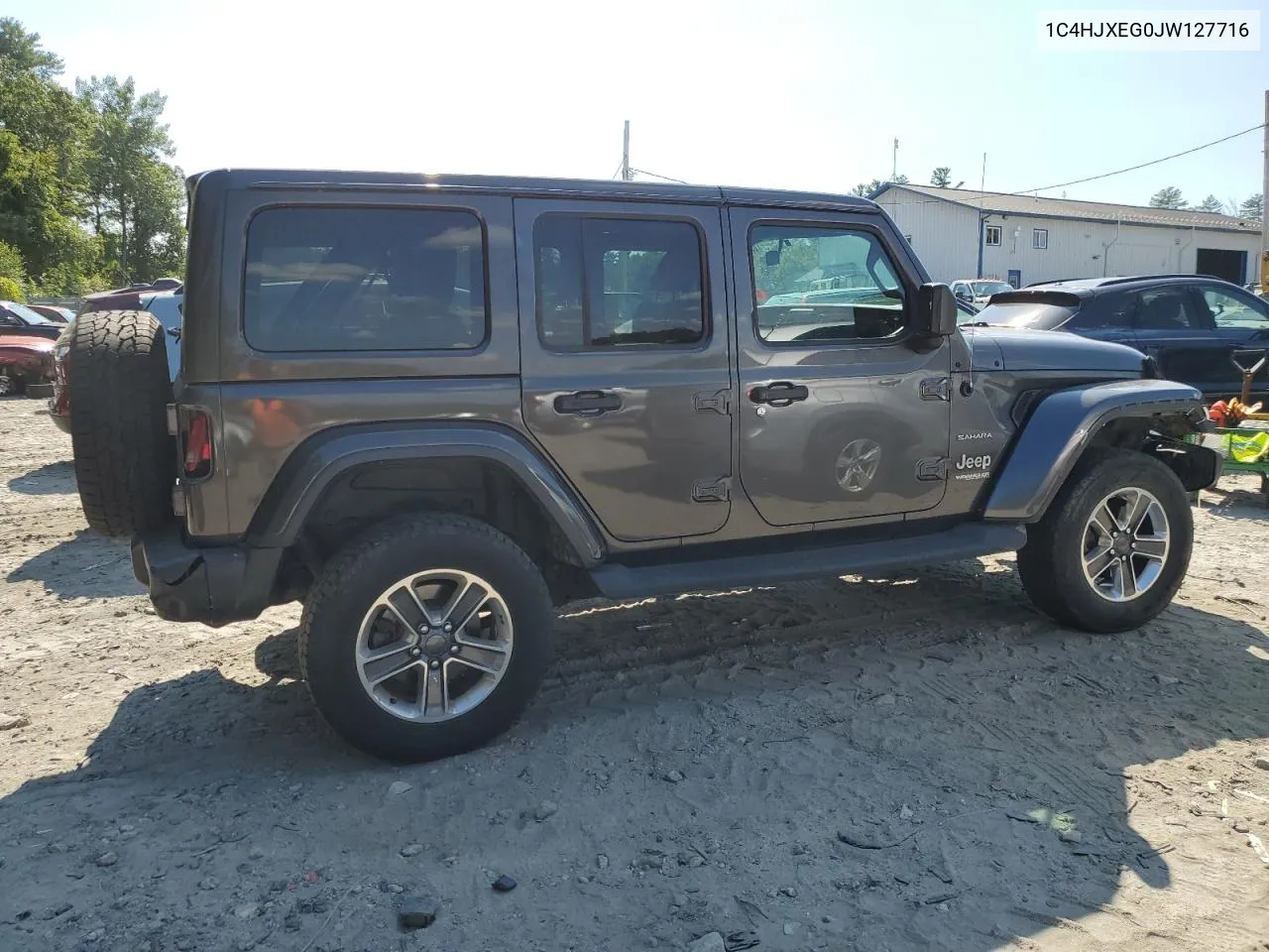 2018 Jeep Wrangler Unlimited Sahara VIN: 1C4HJXEG0JW127716 Lot: 69902814