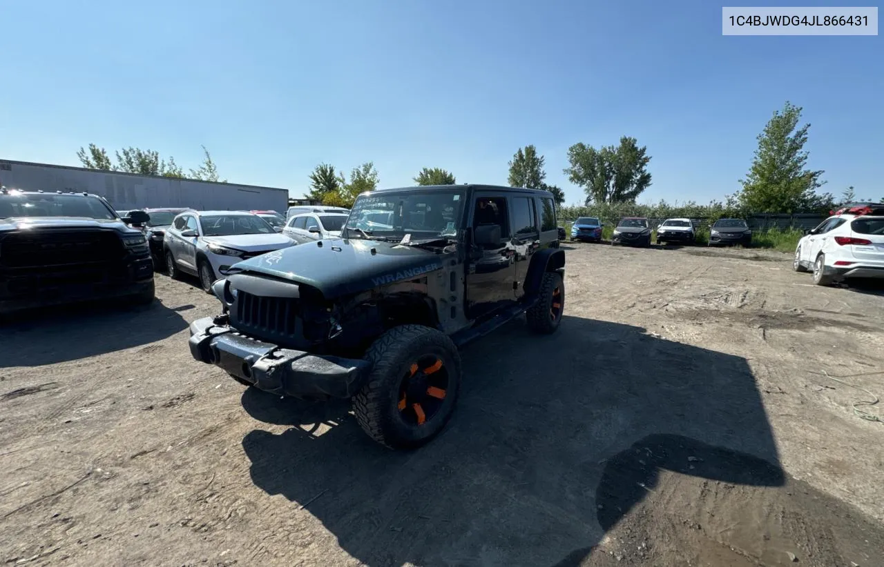 1C4BJWDG4JL866431 2018 Jeep Wrangler Unlimited Sport