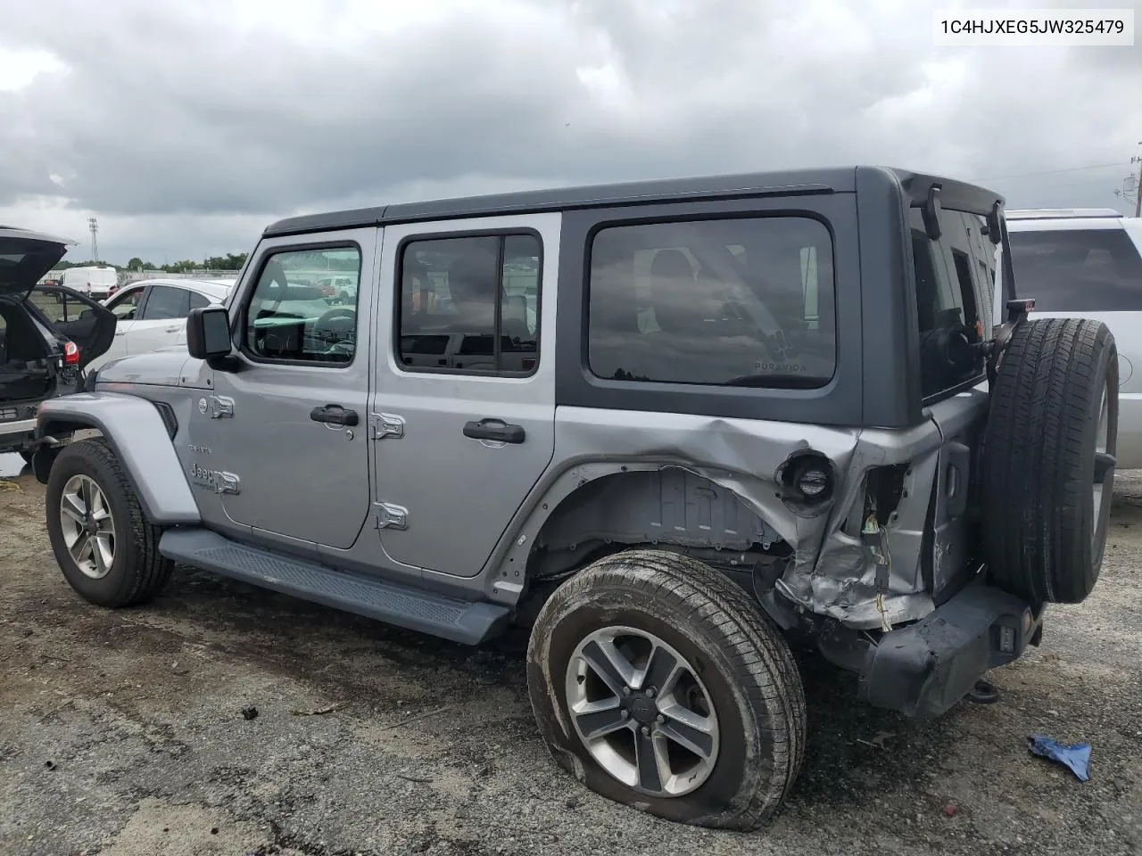 2018 Jeep Wrangler Unlimited Sahara VIN: 1C4HJXEG5JW325479 Lot: 70167944