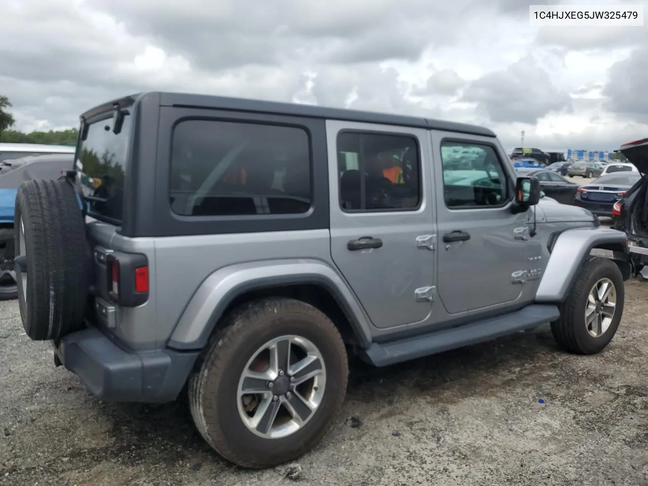 2018 Jeep Wrangler Unlimited Sahara VIN: 1C4HJXEG5JW325479 Lot: 70167944