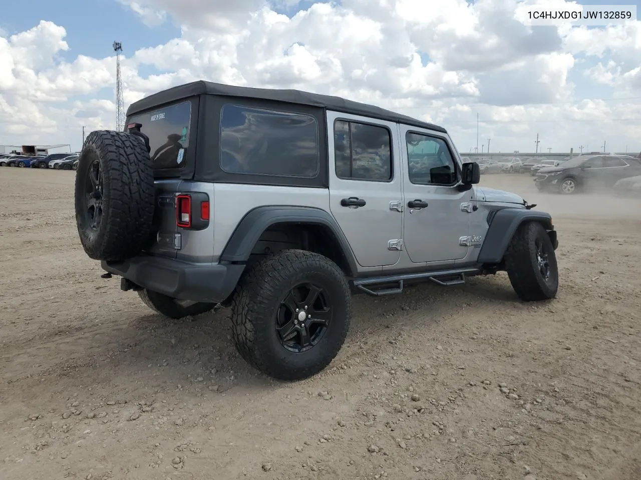 2018 Jeep Wrangler Unlimited Sport VIN: 1C4HJXDG1JW132859 Lot: 70210904