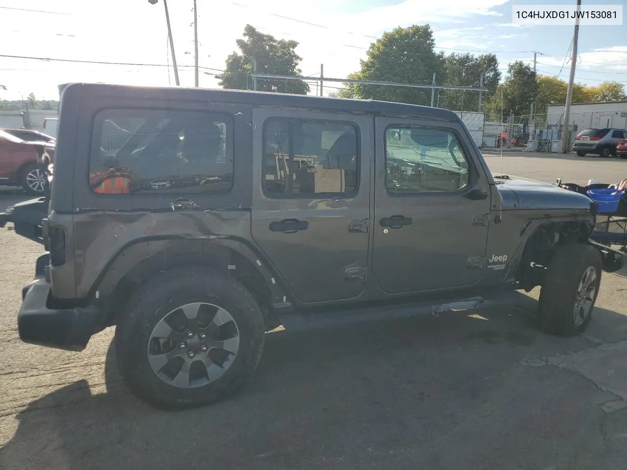 2018 Jeep Wrangler Unlimited Sport VIN: 1C4HJXDG1JW153081 Lot: 70311824