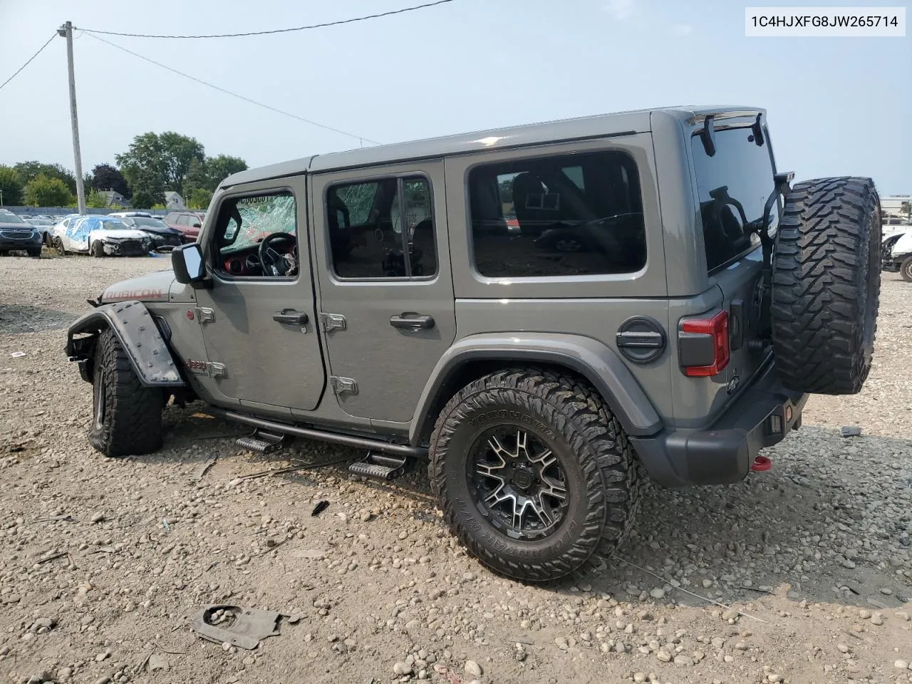 2018 Jeep Wrangler Unlimited Rubicon VIN: 1C4HJXFG8JW265714 Lot: 70328034