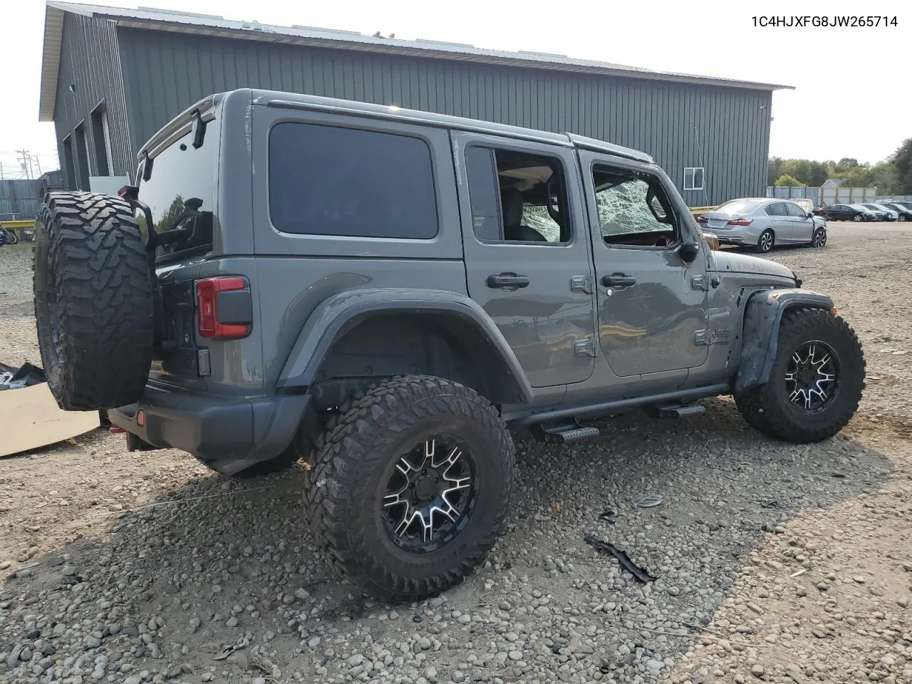 2018 Jeep Wrangler Unlimited Rubicon VIN: 1C4HJXFG8JW265714 Lot: 70328034