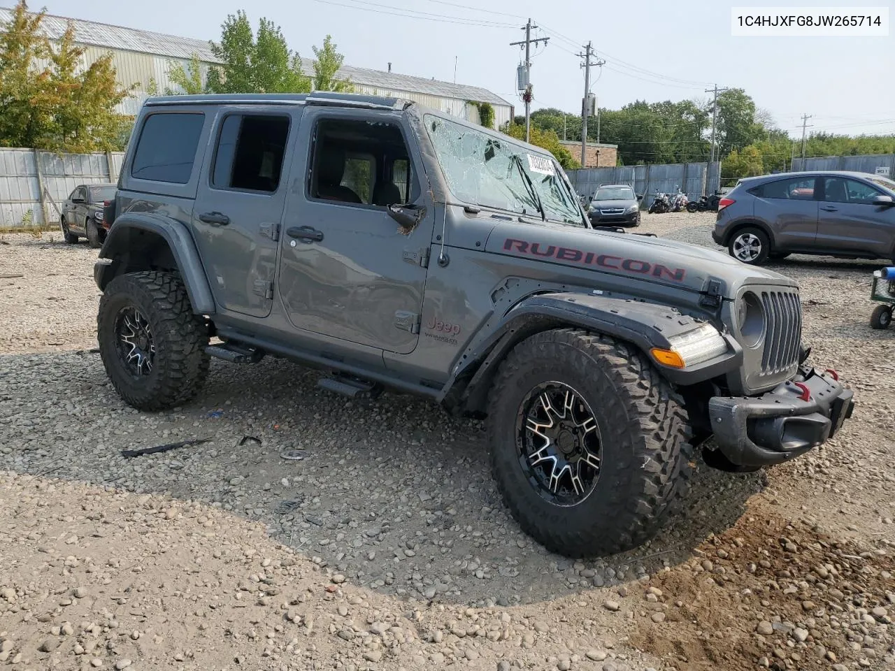 2018 Jeep Wrangler Unlimited Rubicon VIN: 1C4HJXFG8JW265714 Lot: 70328034