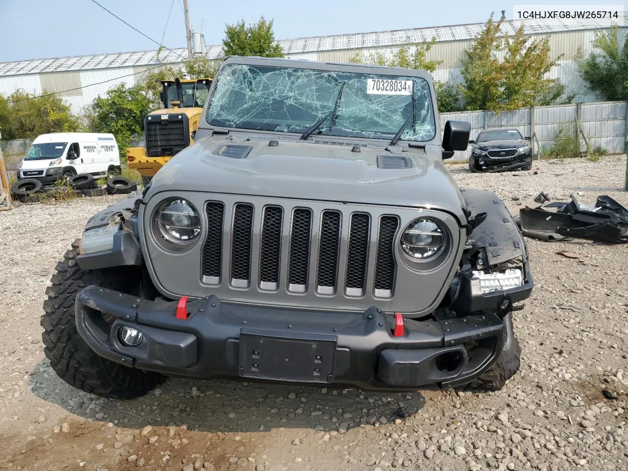 2018 Jeep Wrangler Unlimited Rubicon VIN: 1C4HJXFG8JW265714 Lot: 70328034