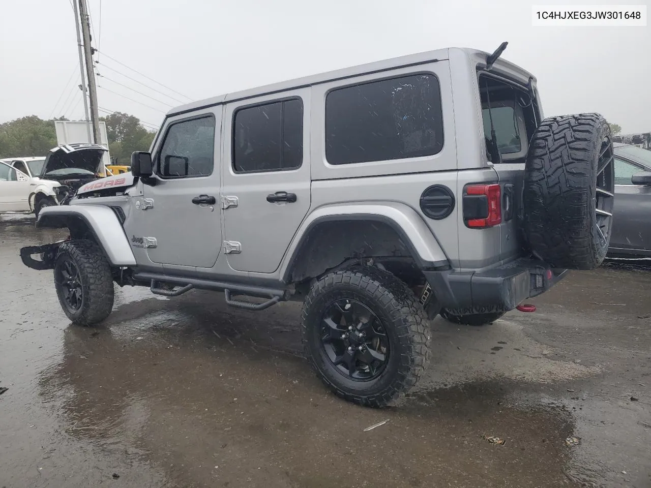 2018 Jeep Wrangler Unlimited Sahara VIN: 1C4HJXEG3JW301648 Lot: 70540884