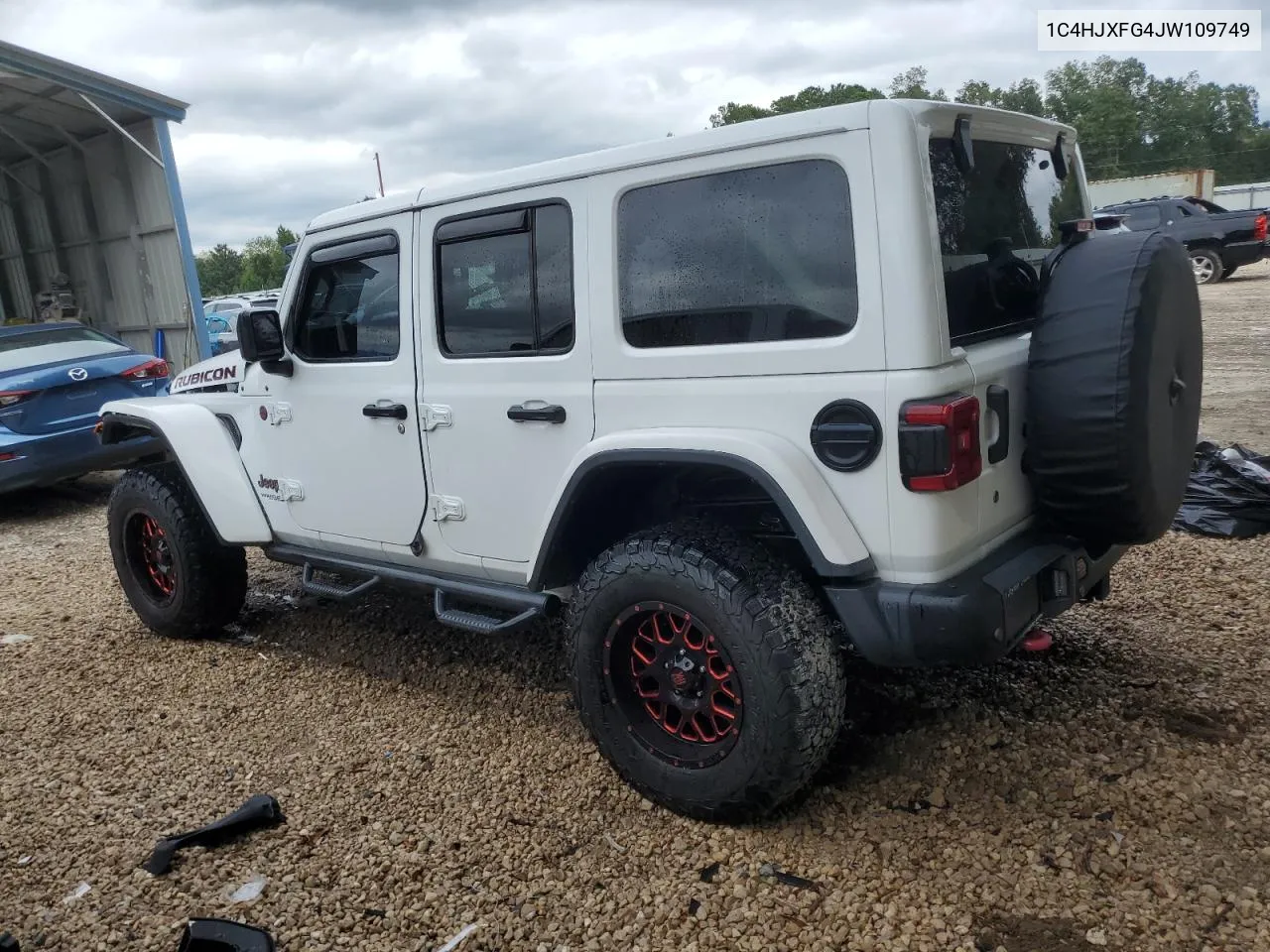 2018 Jeep Wrangler Unlimited Rubicon VIN: 1C4HJXFG4JW109749 Lot: 71182284