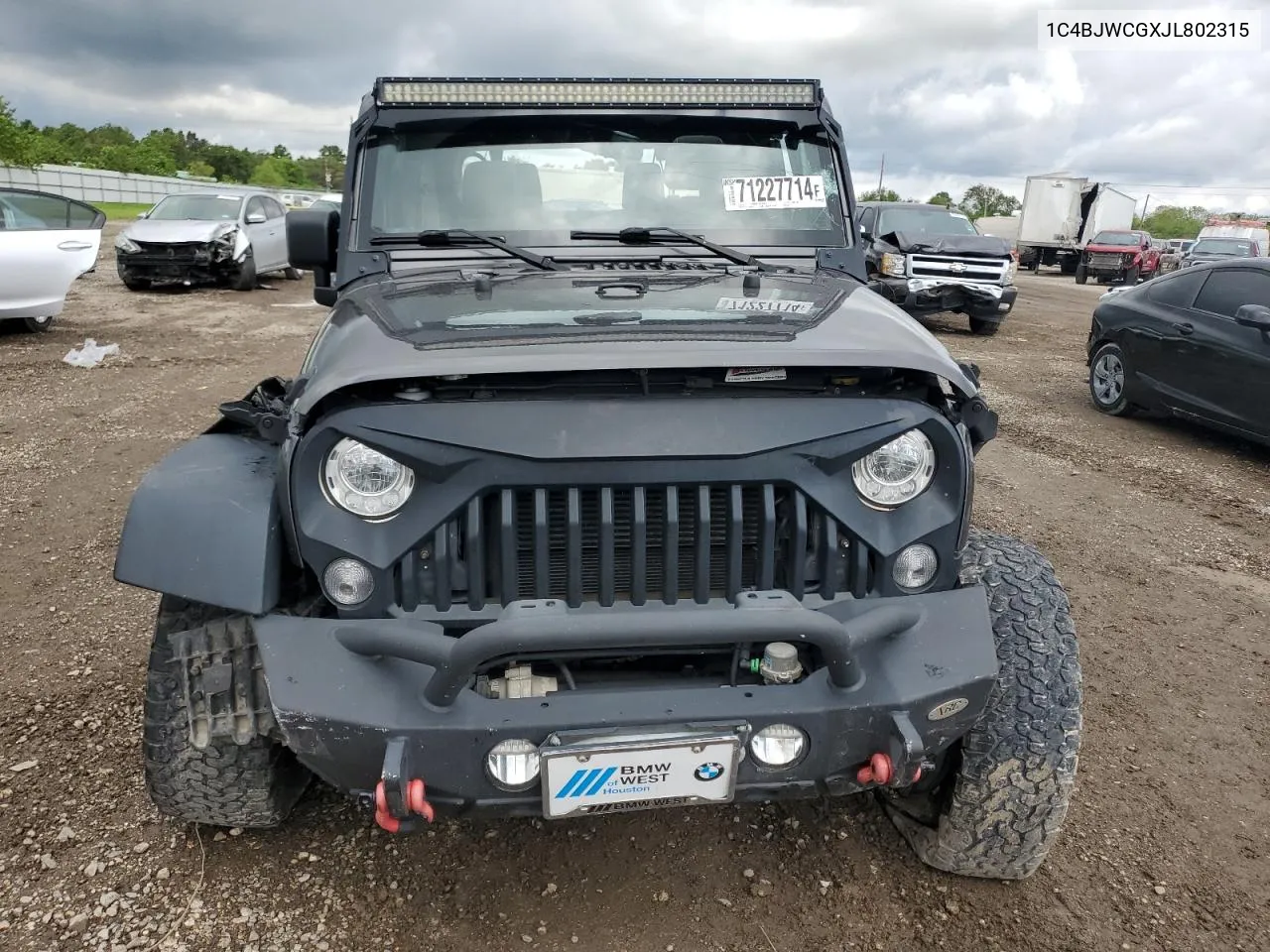 2018 Jeep Wrangler Rubicon VIN: 1C4BJWCGXJL802315 Lot: 71227714