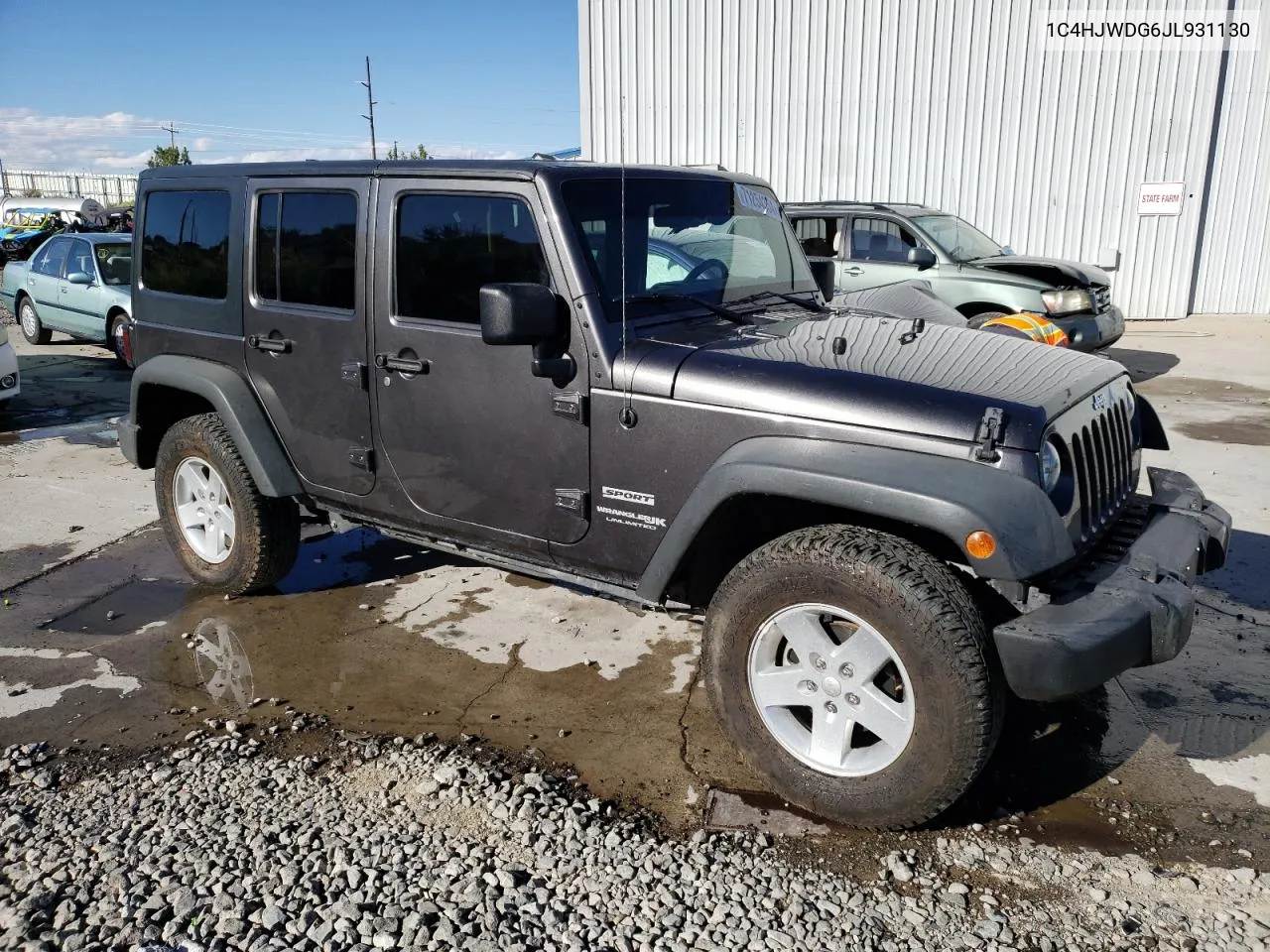 2018 Jeep Wrangler Unlimited Sport VIN: 1C4HJWDG6JL931130 Lot: 71254354