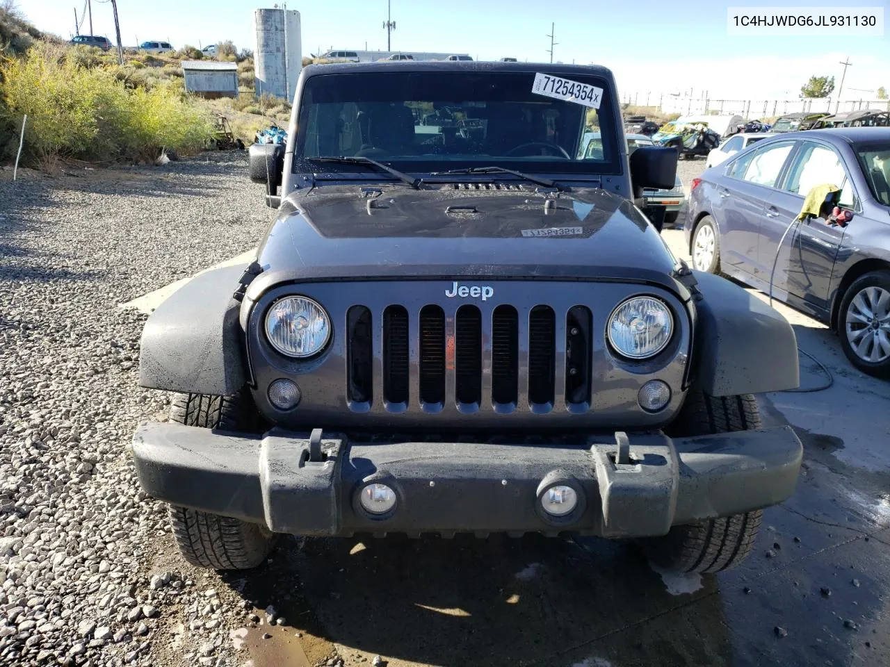 2018 Jeep Wrangler Unlimited Sport VIN: 1C4HJWDG6JL931130 Lot: 71254354