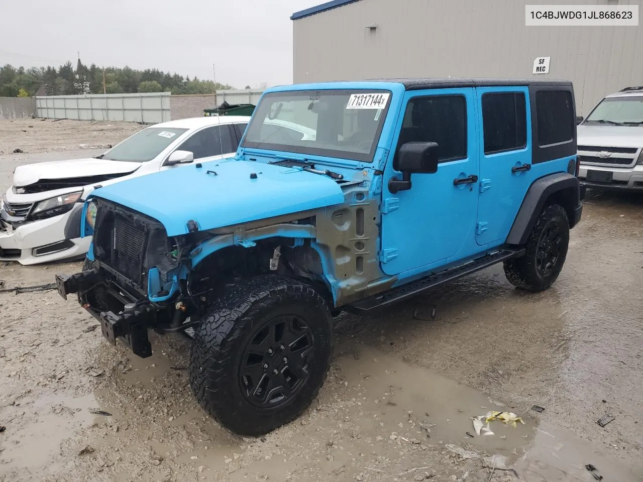 1C4BJWDG1JL868623 2018 Jeep Wrangler Unlimited Sport