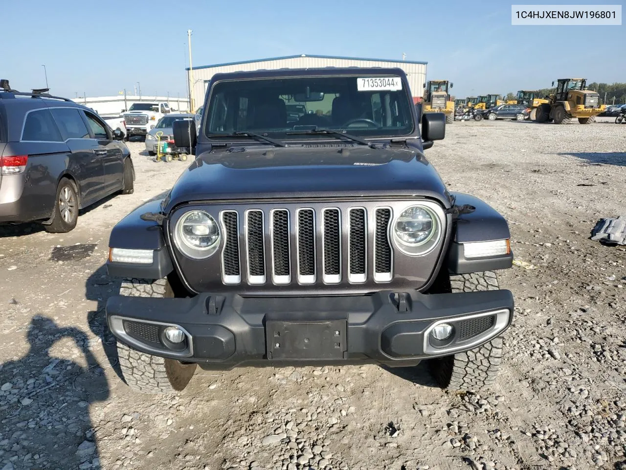 2018 Jeep Wrangler Unlimited Sahara VIN: 1C4HJXEN8JW196801 Lot: 71353044