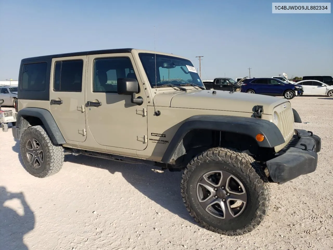 2018 Jeep Wrangler Unlimited Sport VIN: 1C4BJWDG9JL882334 Lot: 71378874