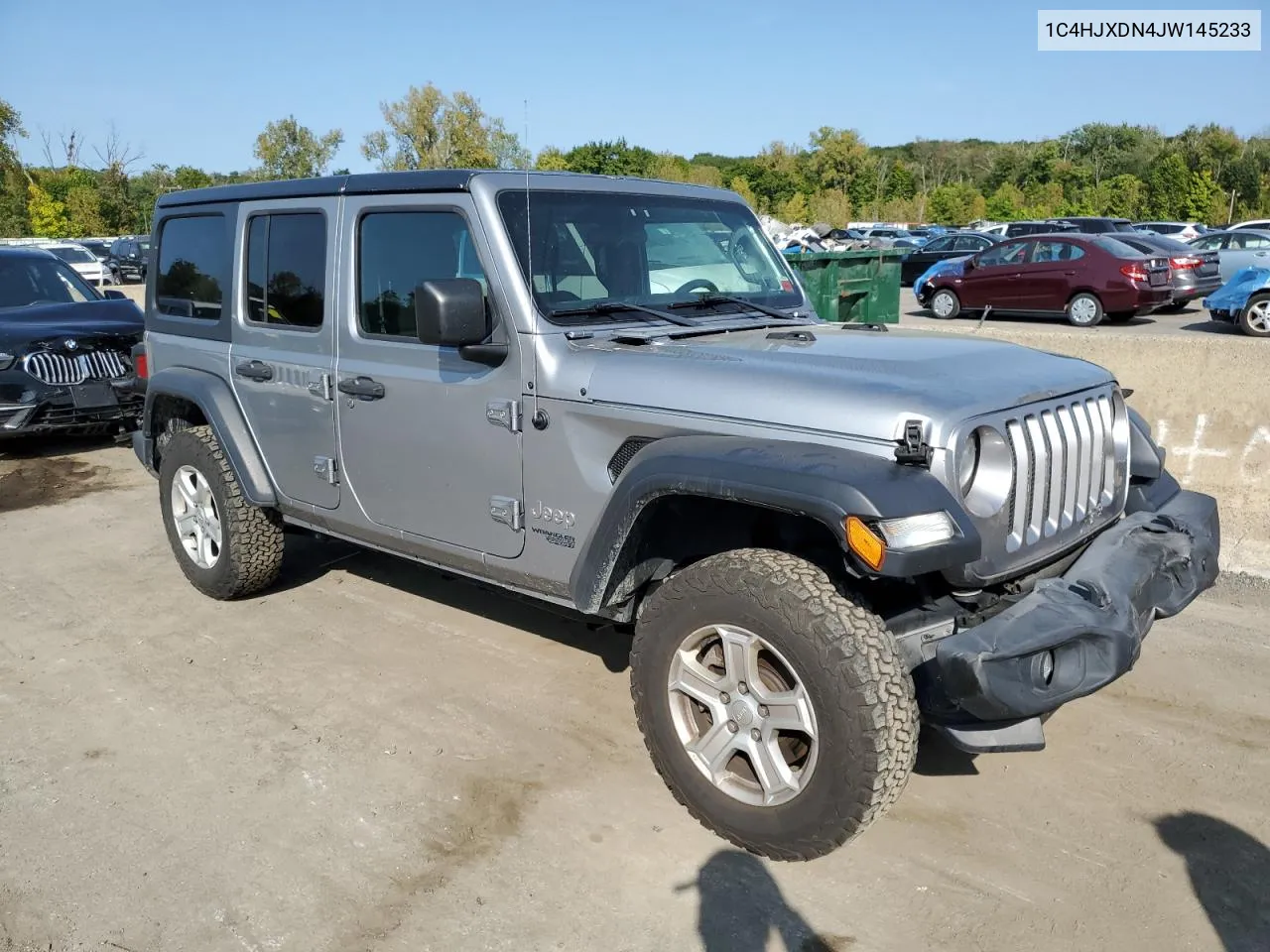 1C4HJXDN4JW145233 2018 Jeep Wrangler Unlimited Sport