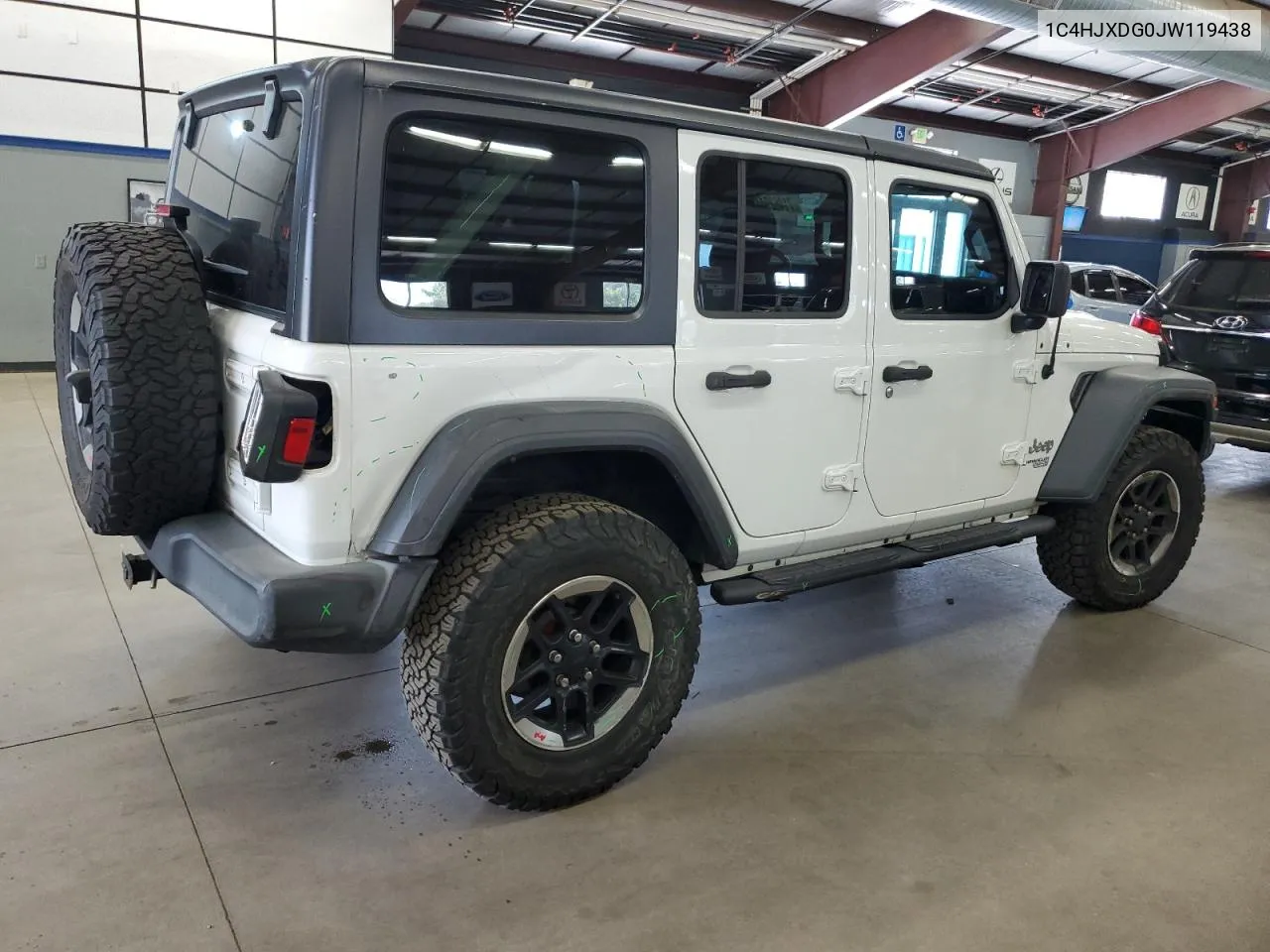 2018 Jeep Wrangler Unlimited Sport VIN: 1C4HJXDG0JW119438 Lot: 71462944