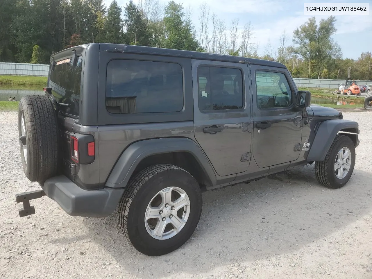 2018 Jeep Wrangler Unlimited Sport VIN: 1C4HJXDG1JW188462 Lot: 71785454