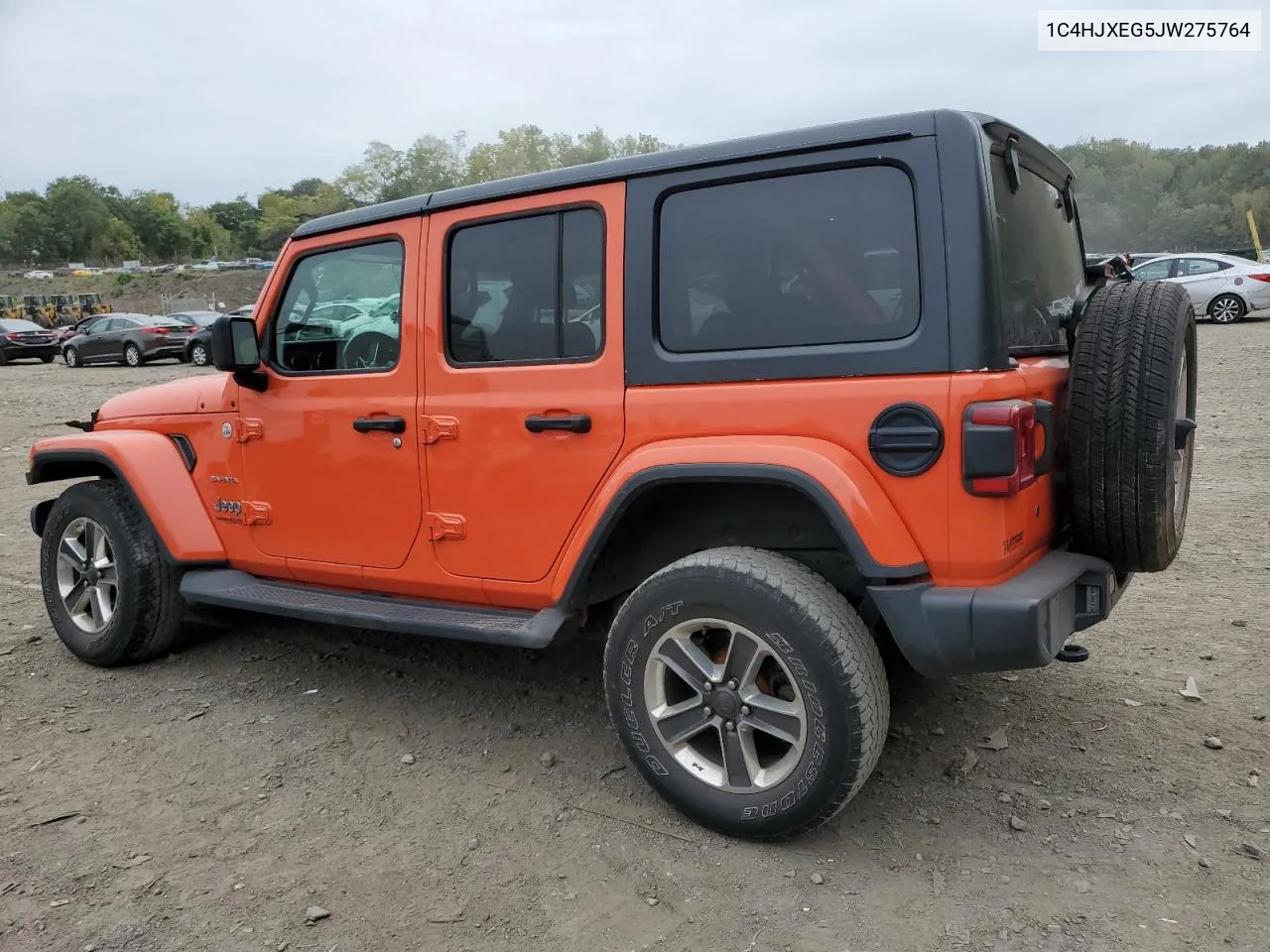 2018 Jeep Wrangler Unlimited Sahara VIN: 1C4HJXEG5JW275764 Lot: 71931984