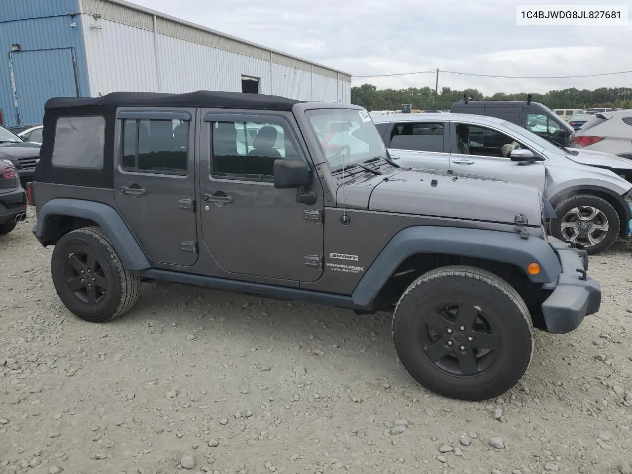 1C4BJWDG8JL827681 2018 Jeep Wrangler Unlimited Sport