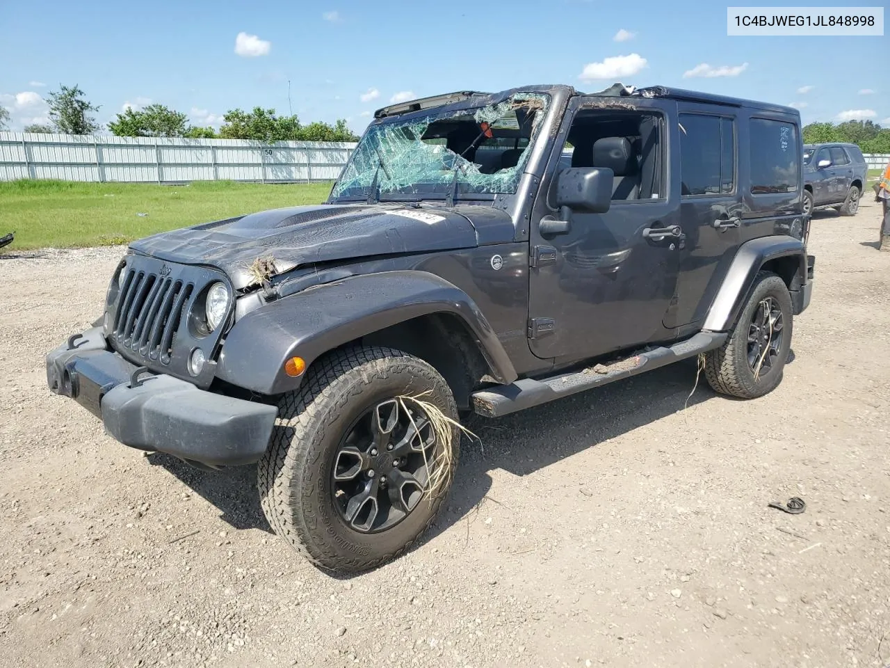 2018 Jeep Wrangler Unlimited Sahara VIN: 1C4BJWEG1JL848998 Lot: 71987874