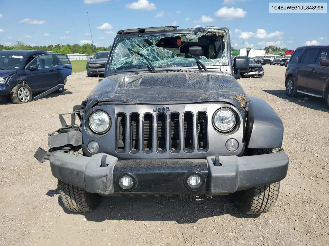 2018 Jeep Wrangler Unlimited Sahara VIN: 1C4BJWEG1JL848998 Lot: 71987874