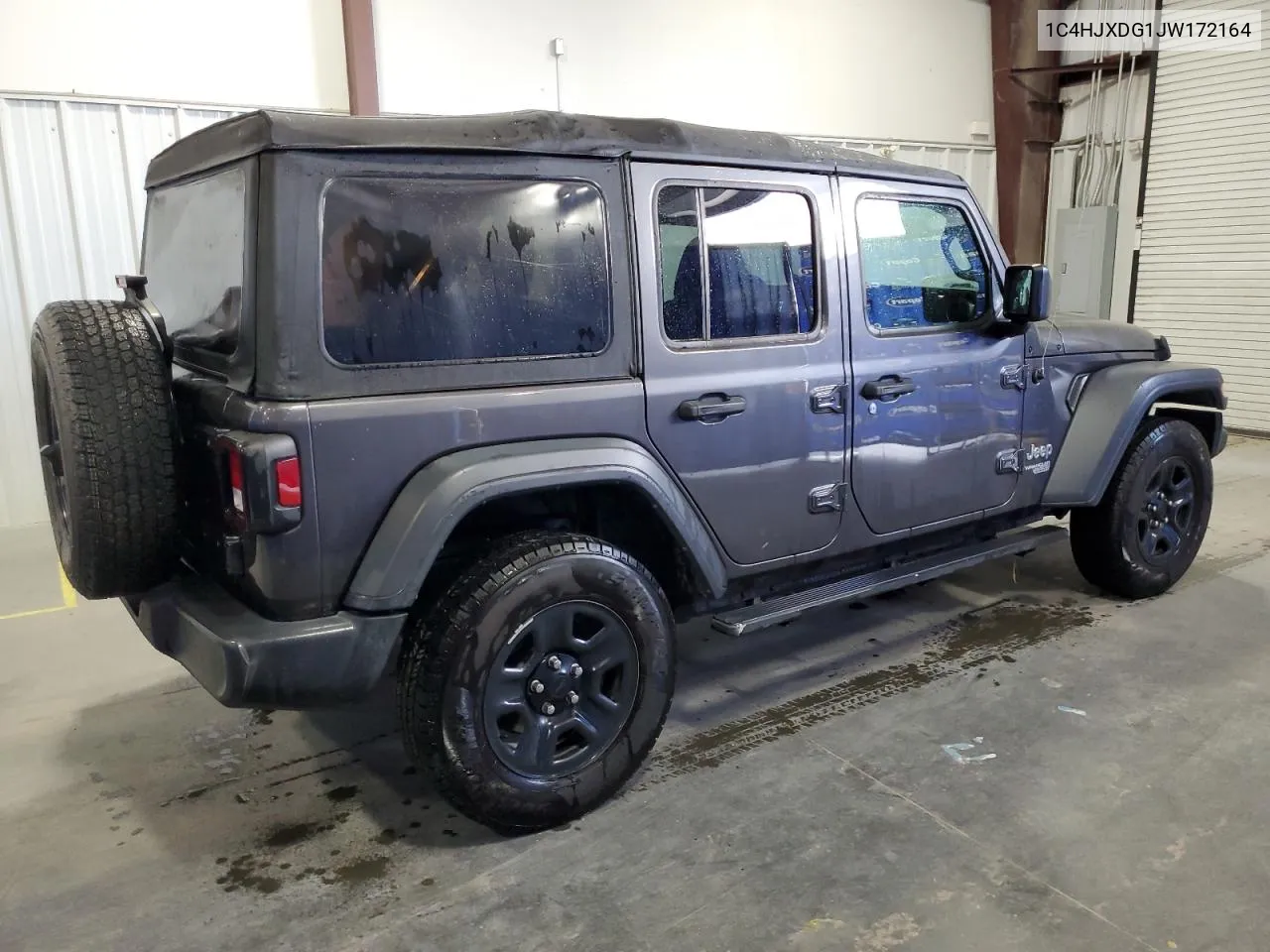 2018 Jeep Wrangler Unlimited Sport VIN: 1C4HJXDG1JW172164 Lot: 72043494