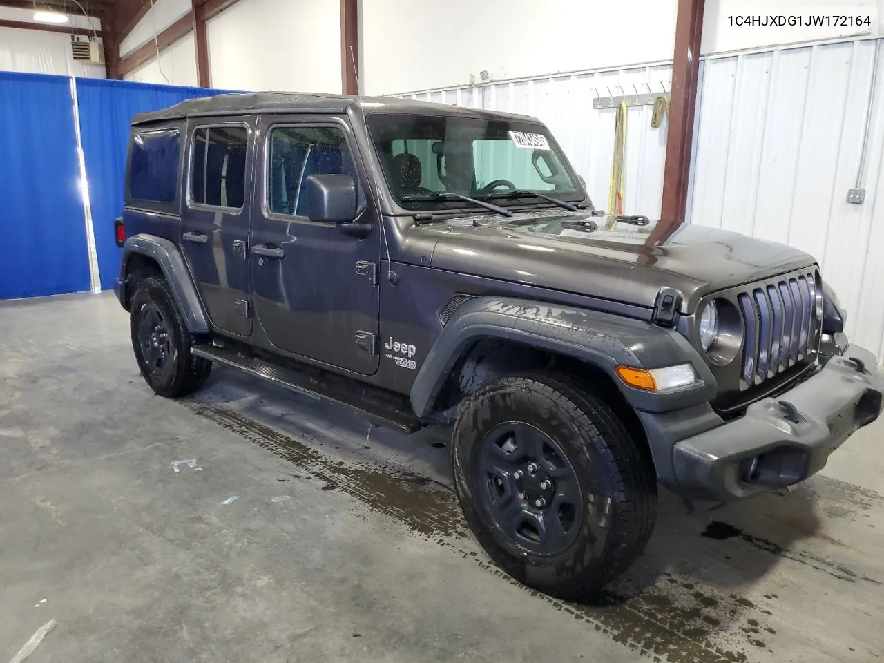 2018 Jeep Wrangler Unlimited Sport VIN: 1C4HJXDG1JW172164 Lot: 72043494