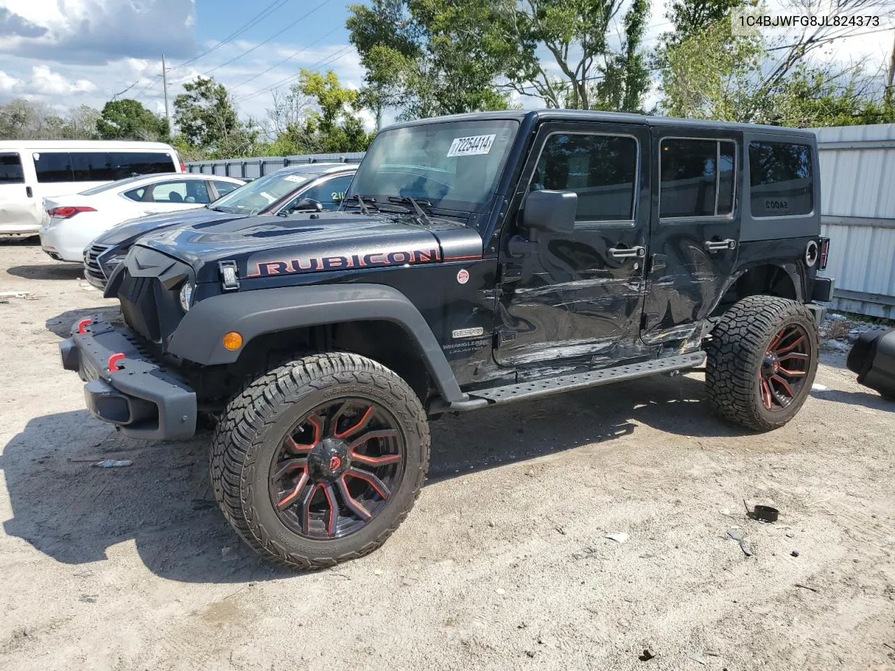 2018 Jeep Wrangler Unlimited Rubicon VIN: 1C4BJWFG8JL824373 Lot: 72254414