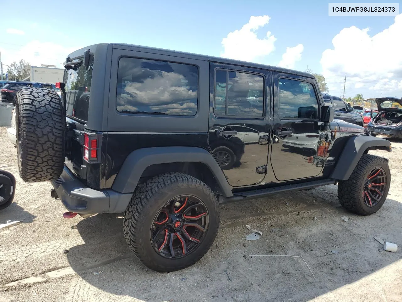 2018 Jeep Wrangler Unlimited Rubicon VIN: 1C4BJWFG8JL824373 Lot: 72254414