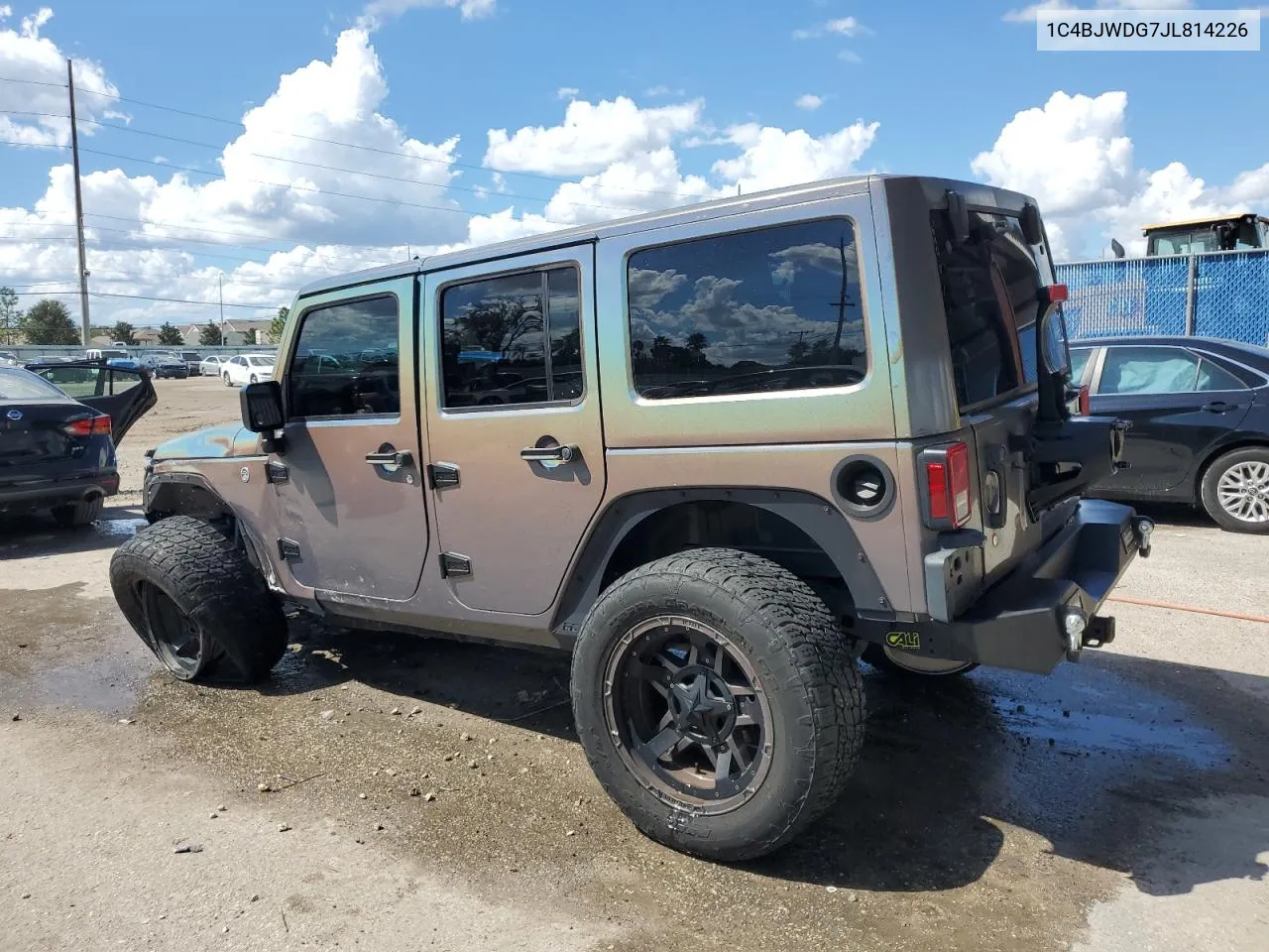 2018 Jeep Wrangler Unlimited Sport VIN: 1C4BJWDG7JL814226 Lot: 72442484