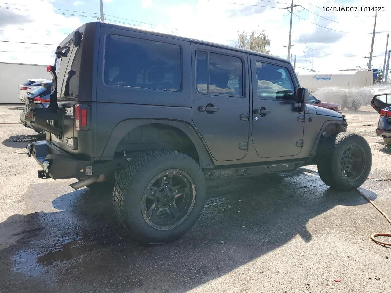 2018 Jeep Wrangler Unlimited Sport VIN: 1C4BJWDG7JL814226 Lot: 72442484