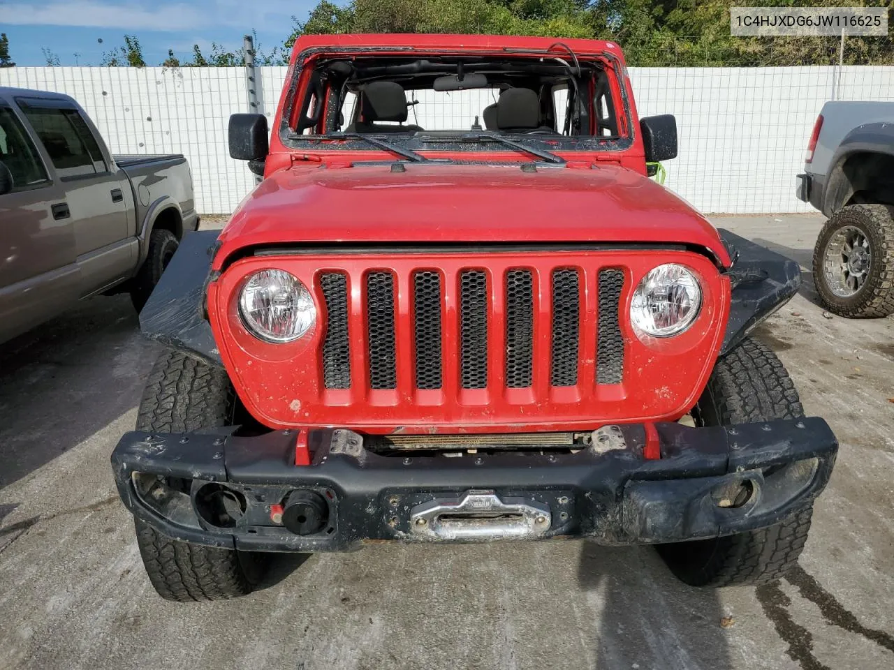 2018 Jeep Wrangler Unlimited Sport VIN: 1C4HJXDG6JW116625 Lot: 72452724