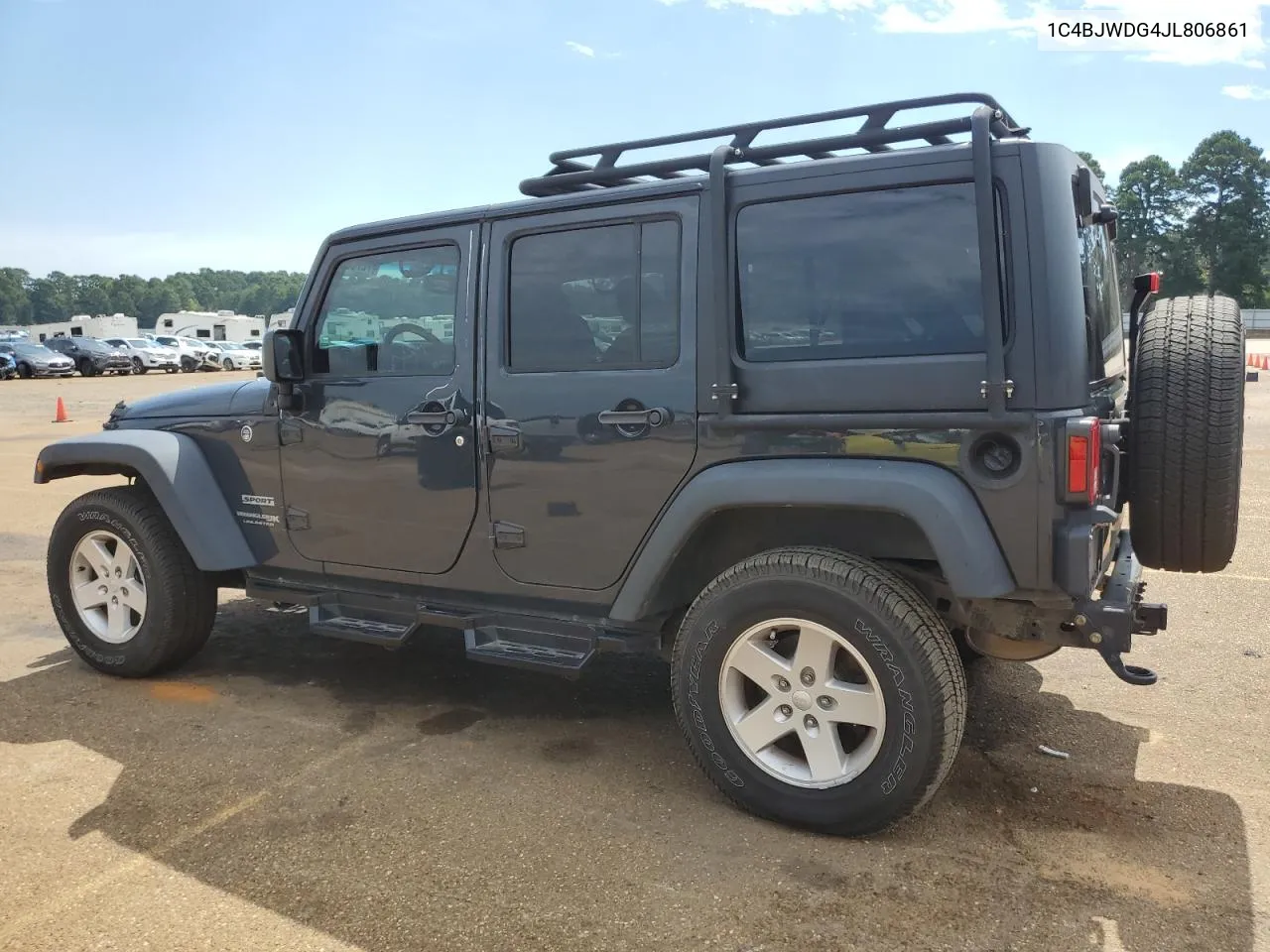 2018 Jeep Wrangler Unlimited Sport VIN: 1C4BJWDG4JL806861 Lot: 72753594