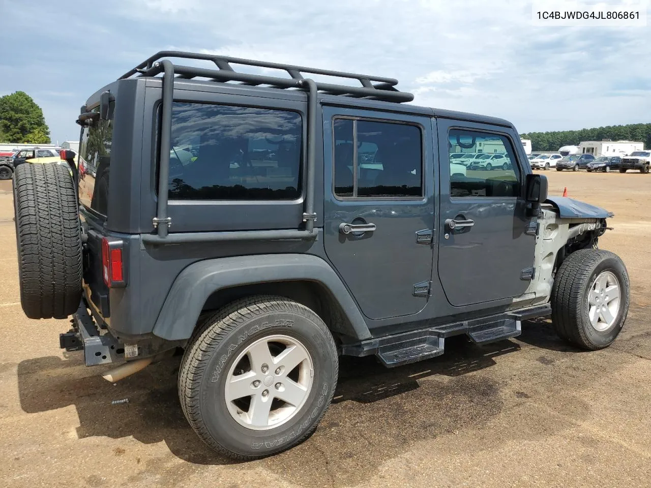 2018 Jeep Wrangler Unlimited Sport VIN: 1C4BJWDG4JL806861 Lot: 72753594