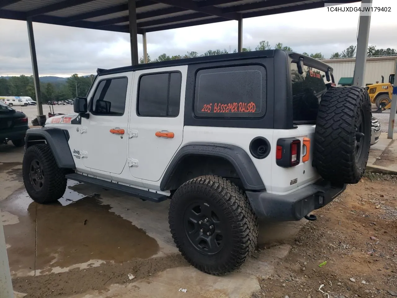 2018 Jeep Wrangler Unlimited Sport VIN: 1C4HJXDG4JW179402 Lot: 72770274