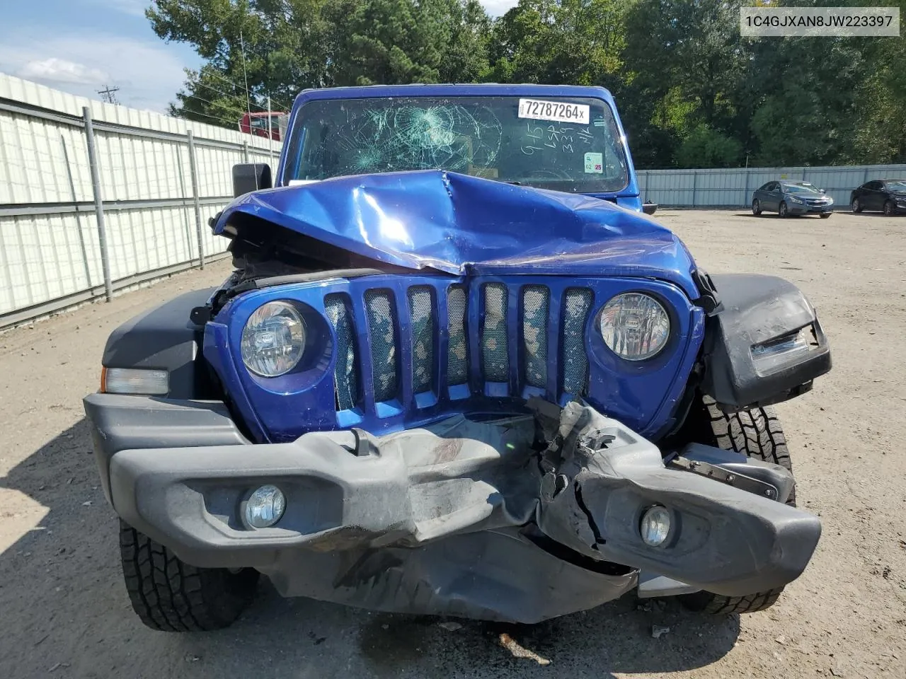 1C4GJXAN8JW223397 2018 Jeep Wrangler Sport