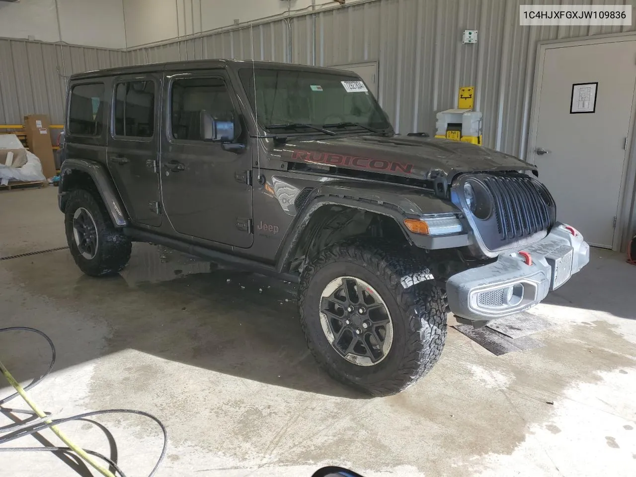 2018 Jeep Wrangler Unlimited Rubicon VIN: 1C4HJXFGXJW109836 Lot: 72927834